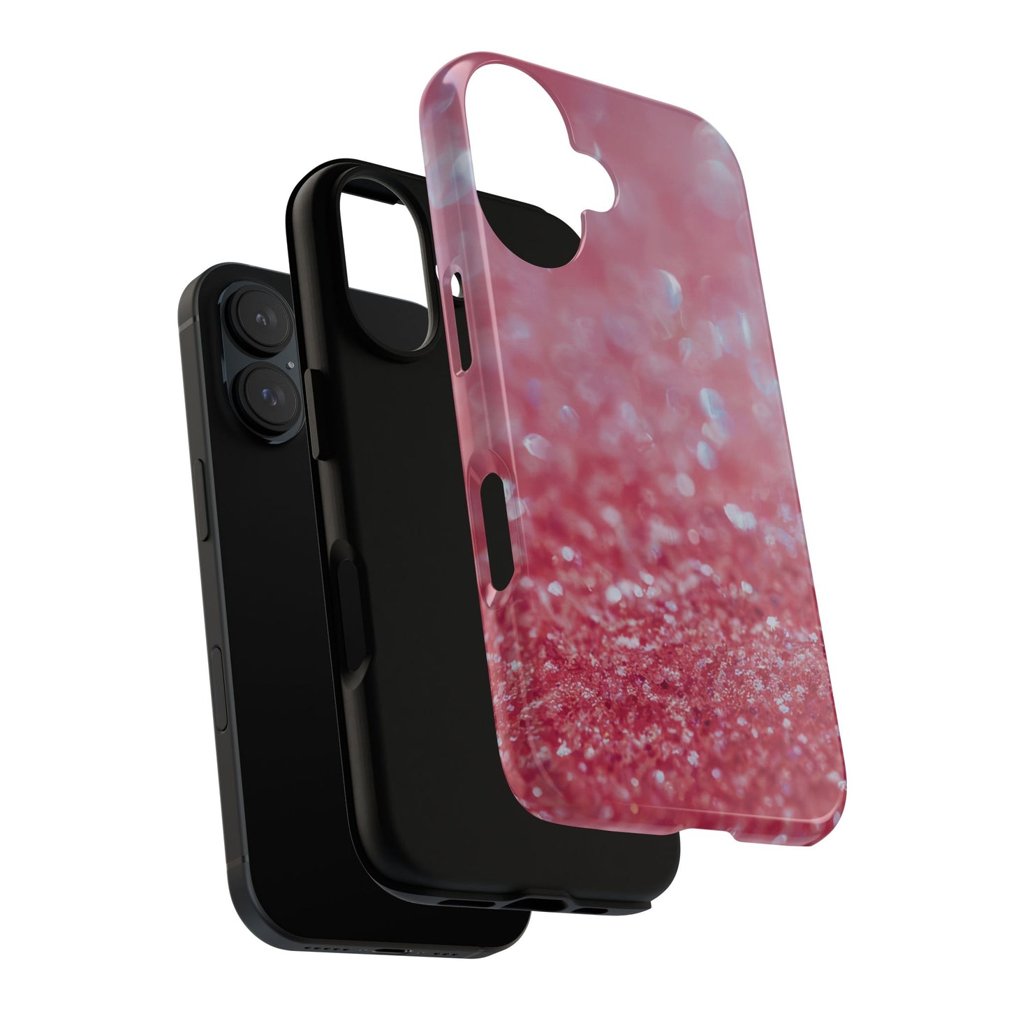 Protective Phone Case – Rosé Sparkle