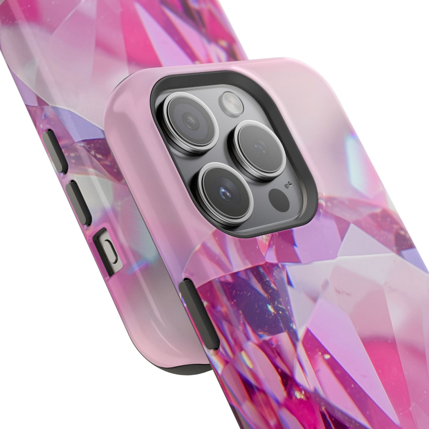Impact-Resistant Phone Case – Pink Ice