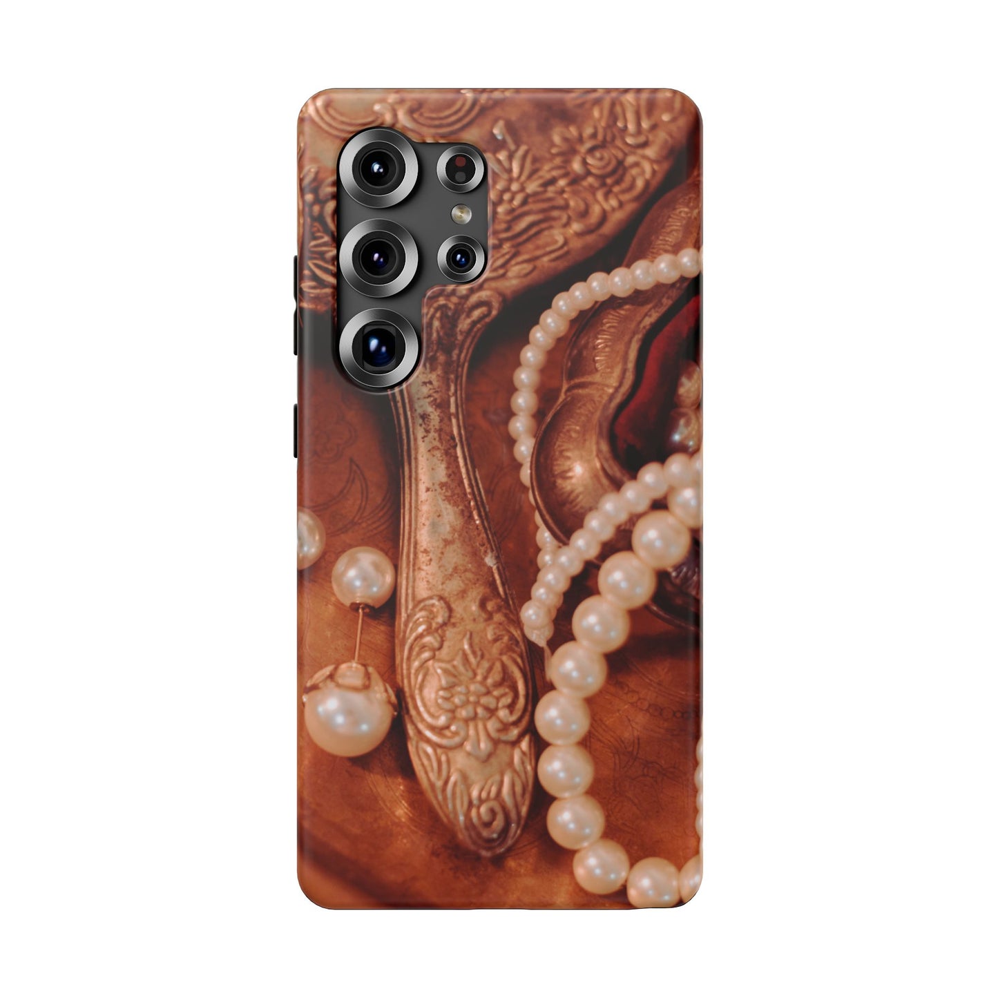 Impact-Resistant Phone Case – Bronze Vanity