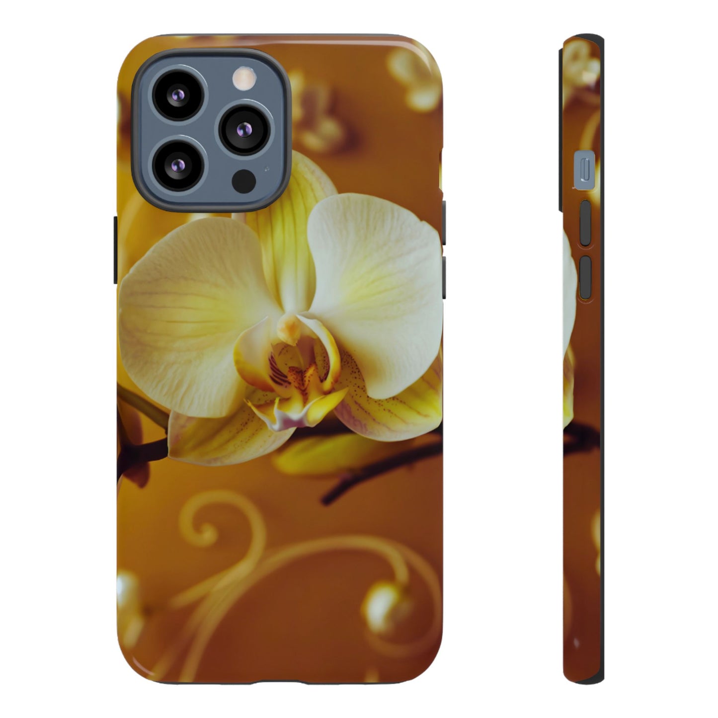Protective Phone Case – Amber Orchid