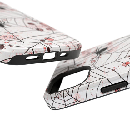 Impact-Resistant Phone Case – Blood Web