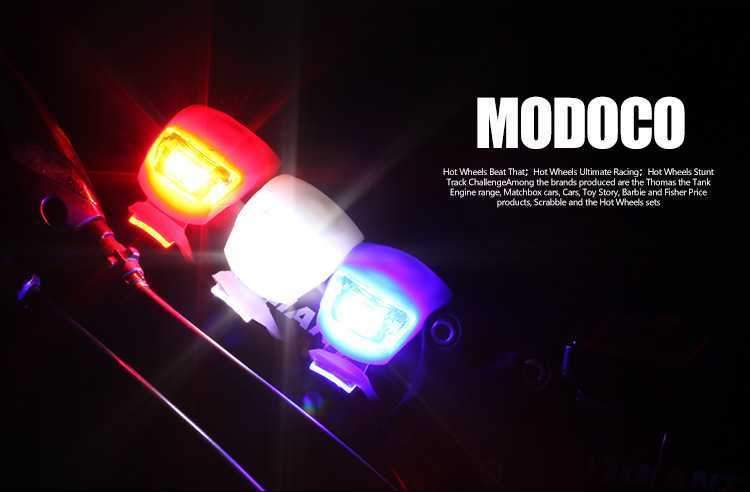 LED Bike Safety Light - 3 Modes, Waterproof, Tool-Free Clip-On Design