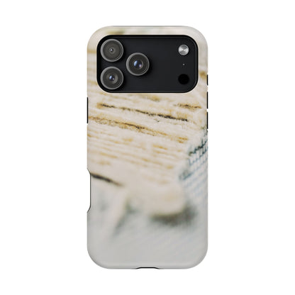 Impact-Resistant Phone Case – Woven Warmth