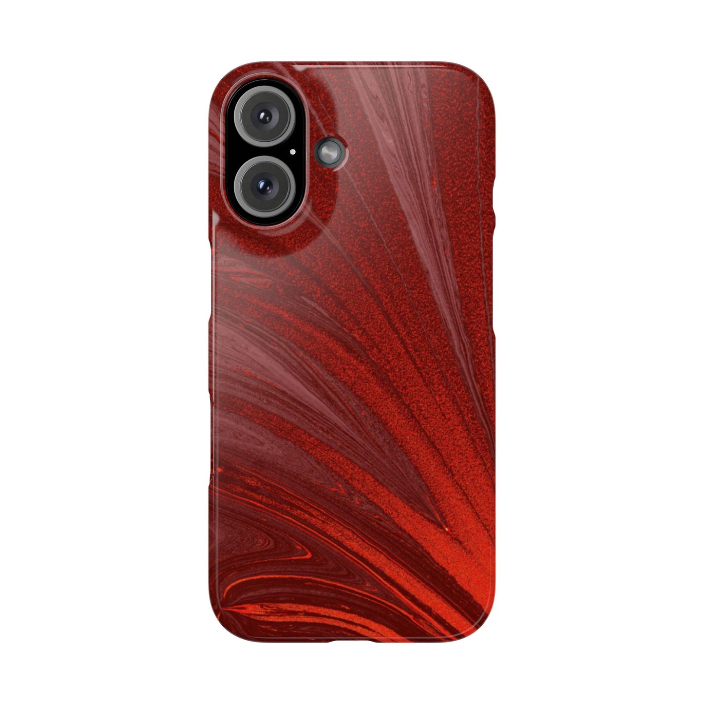 Snap Phone Case – Crimson Current