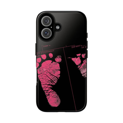 Protective Phone Case – Mom’s Little Pink Footprints