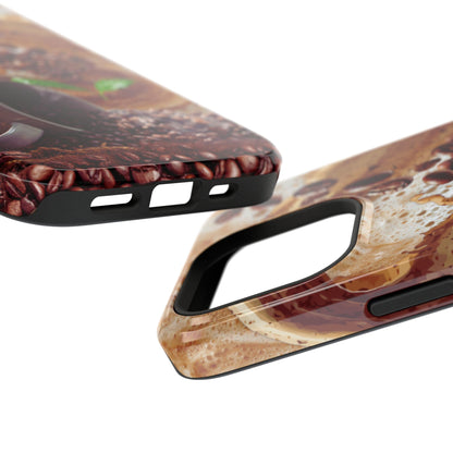 Impact-Resistant Phone Case – Love at First Sip – Compatible with iPhone 11–17 & Samsung Galaxy S22–S26 Series