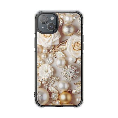 Clear Magnetic Phone Case – Ivory Opulence