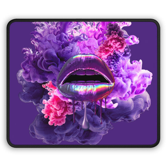 Gaming Mouse Pad – Purple Haze Lips