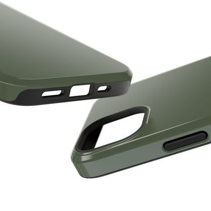Impact-Resistant Phone Case — Military Green Protective Shockproof Cover
