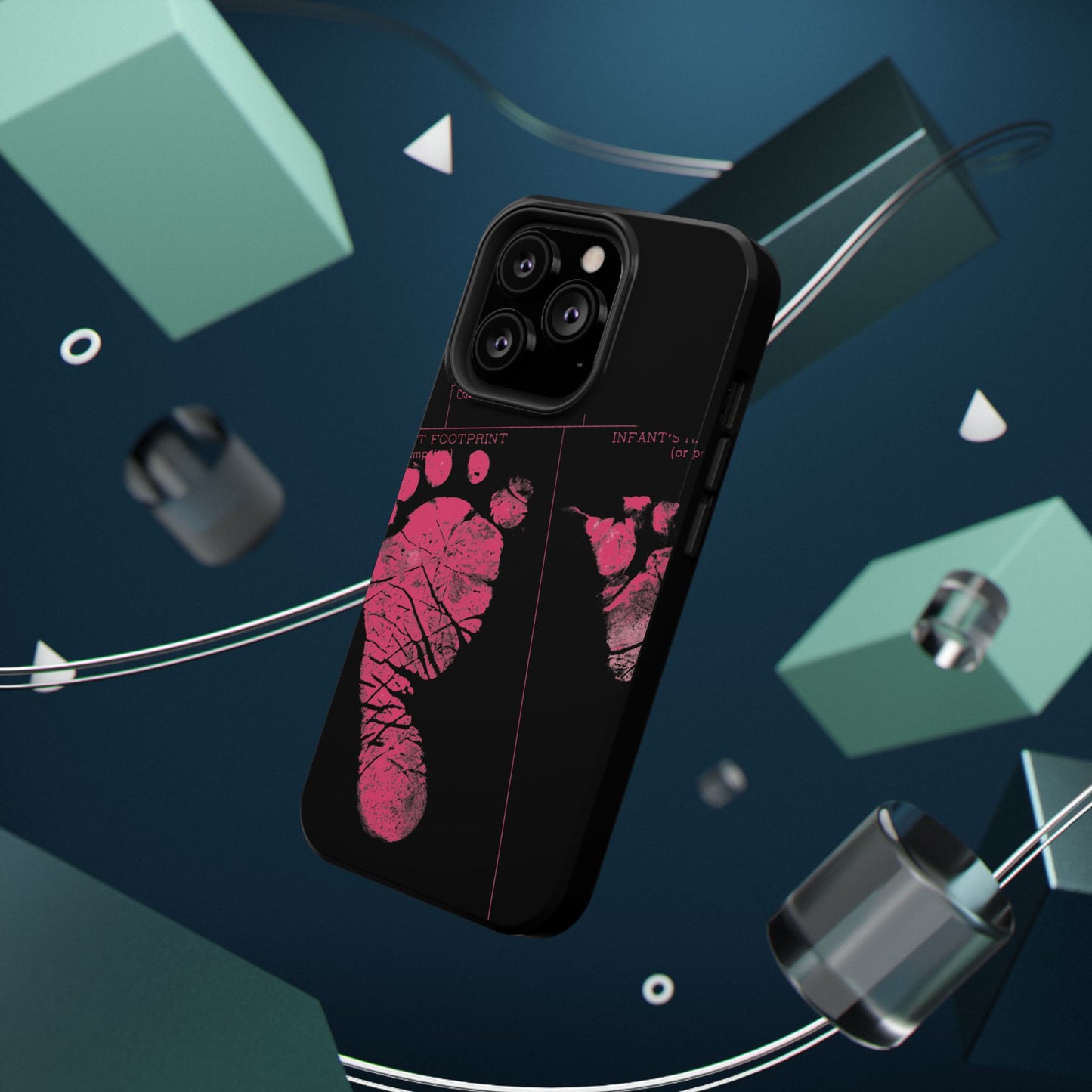Wireless-Charging Compatible Case – Mom’s Little Pink Footprints