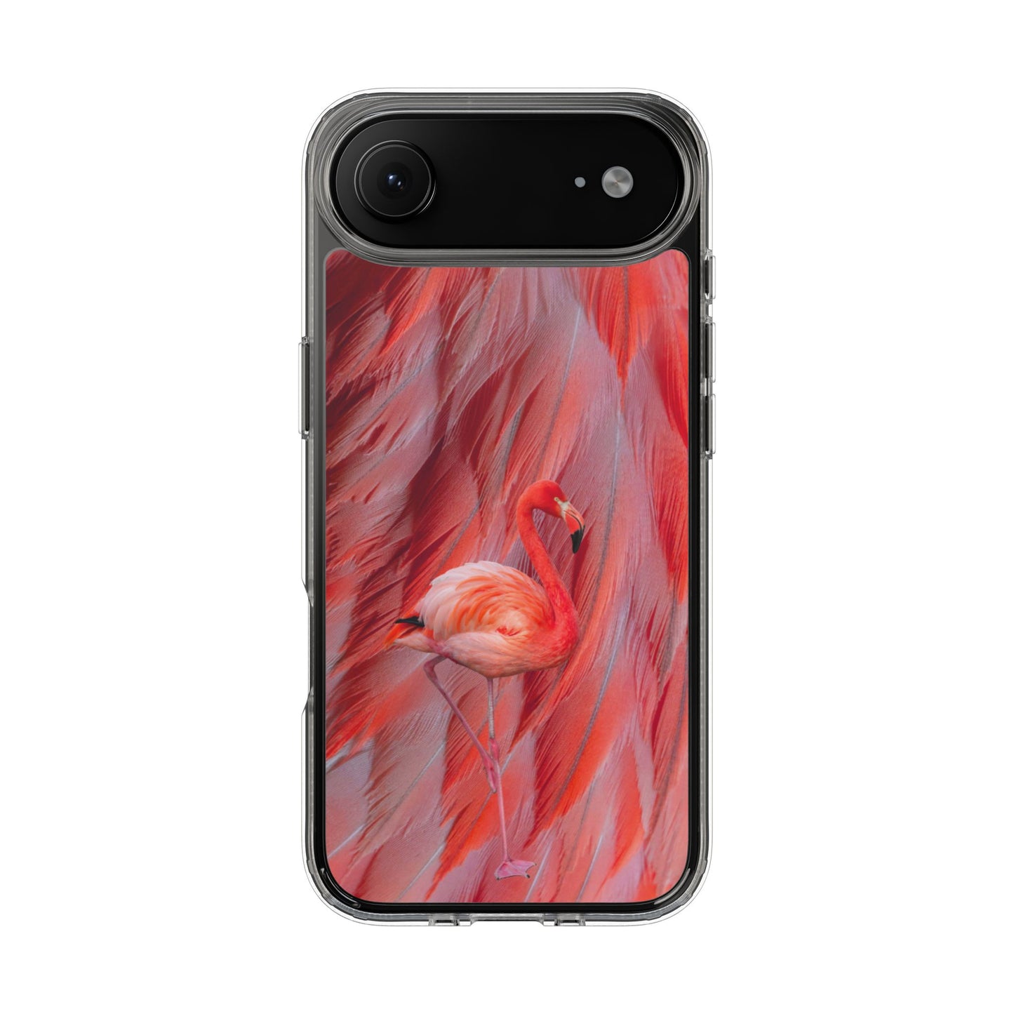 Clear Phone Case – Scarlet Plume