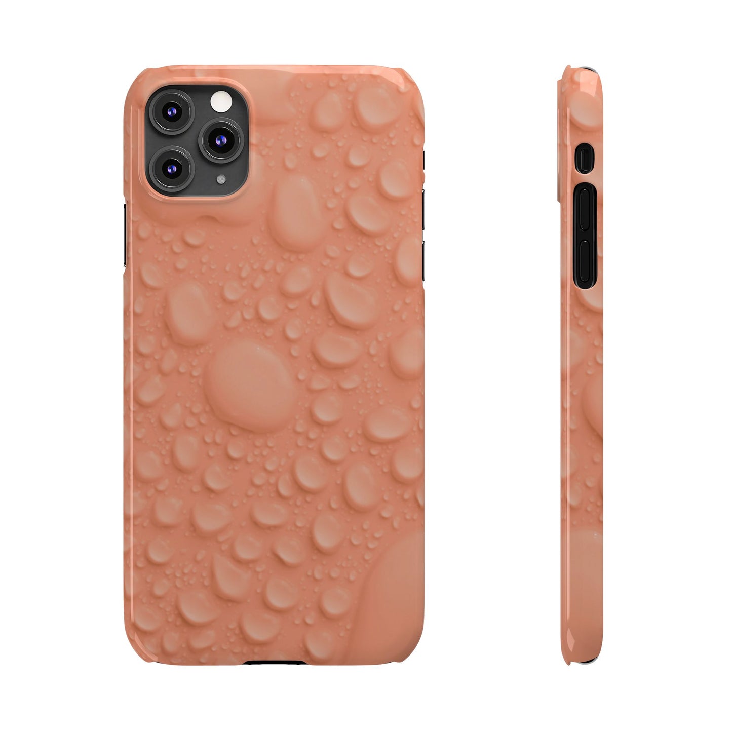 Slim Phone Case – Apricot Rain
