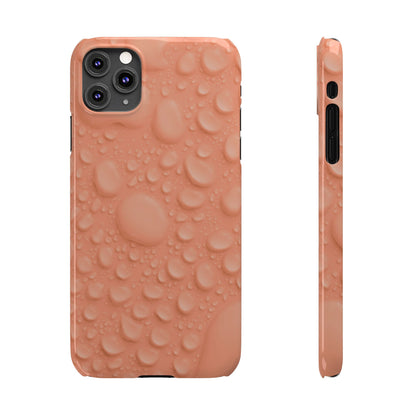 Slim Phone Case – Apricot Rain