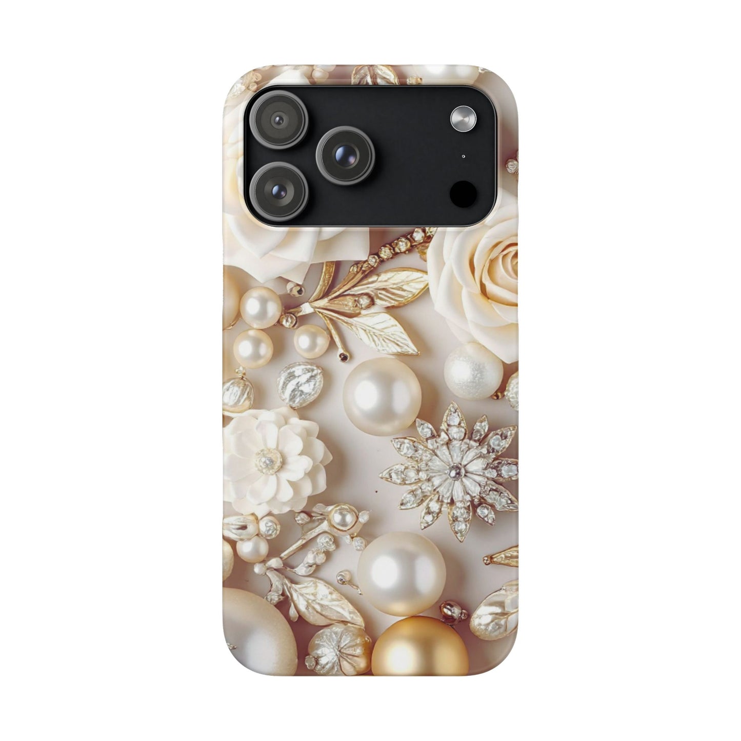 Snap Phone Case – Ivory Opulence
