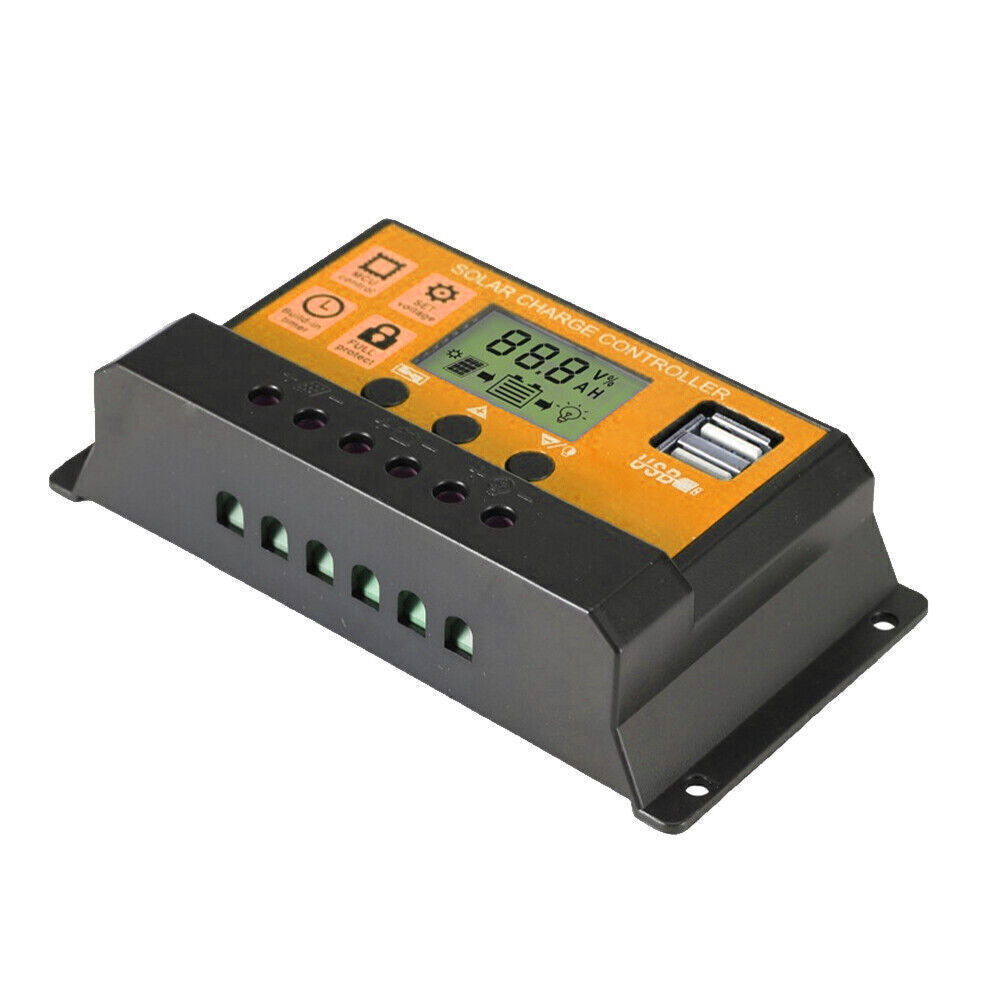 MPPT Solar Charge Controller: 30-100A 12V/24V - Auto Tracking