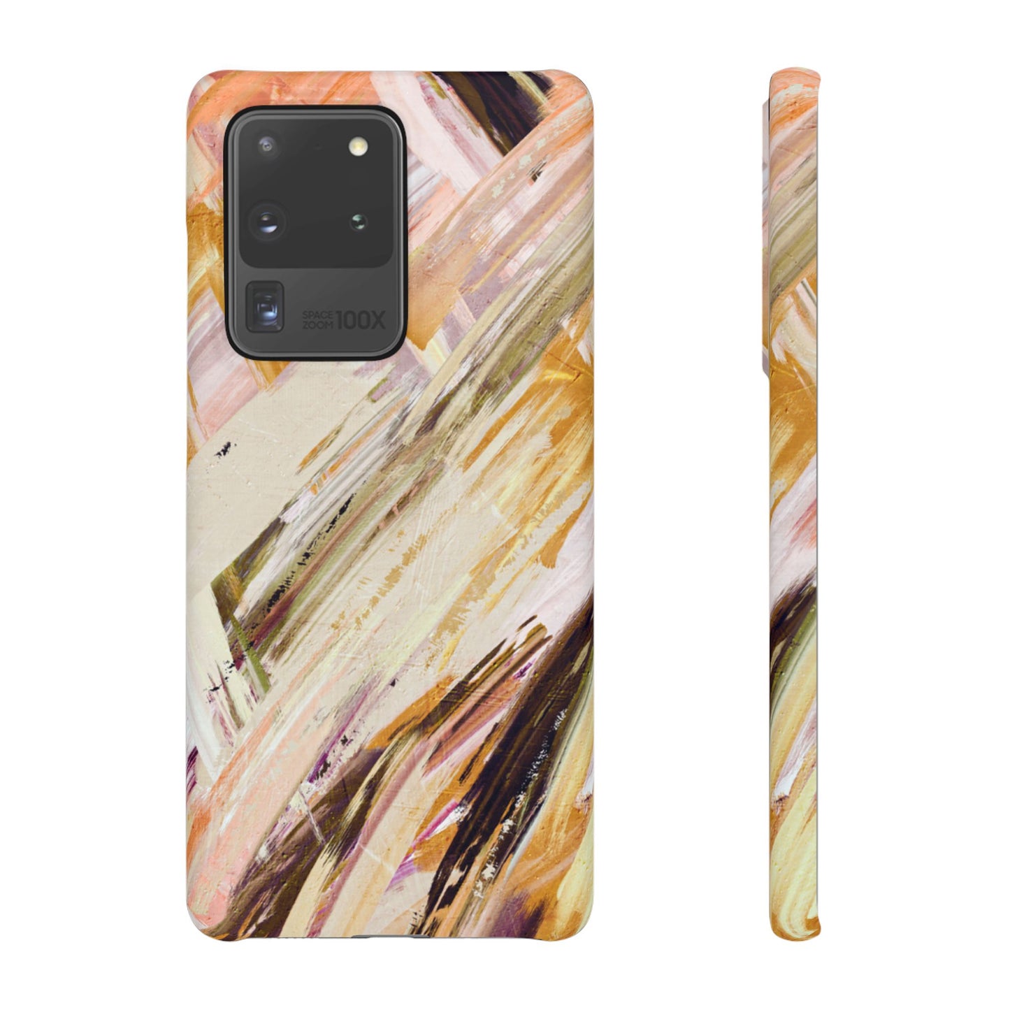Snap Phone Case – Brush & Bronze