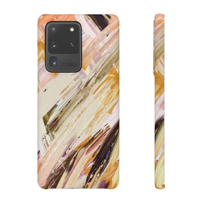 Snap Phone Case – Brush & Bronze