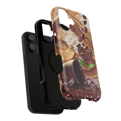 Impact-Resistant Phone Case – Love at First Sip – Compatible with iPhone 11–17 & Samsung Galaxy S22–S26 Series