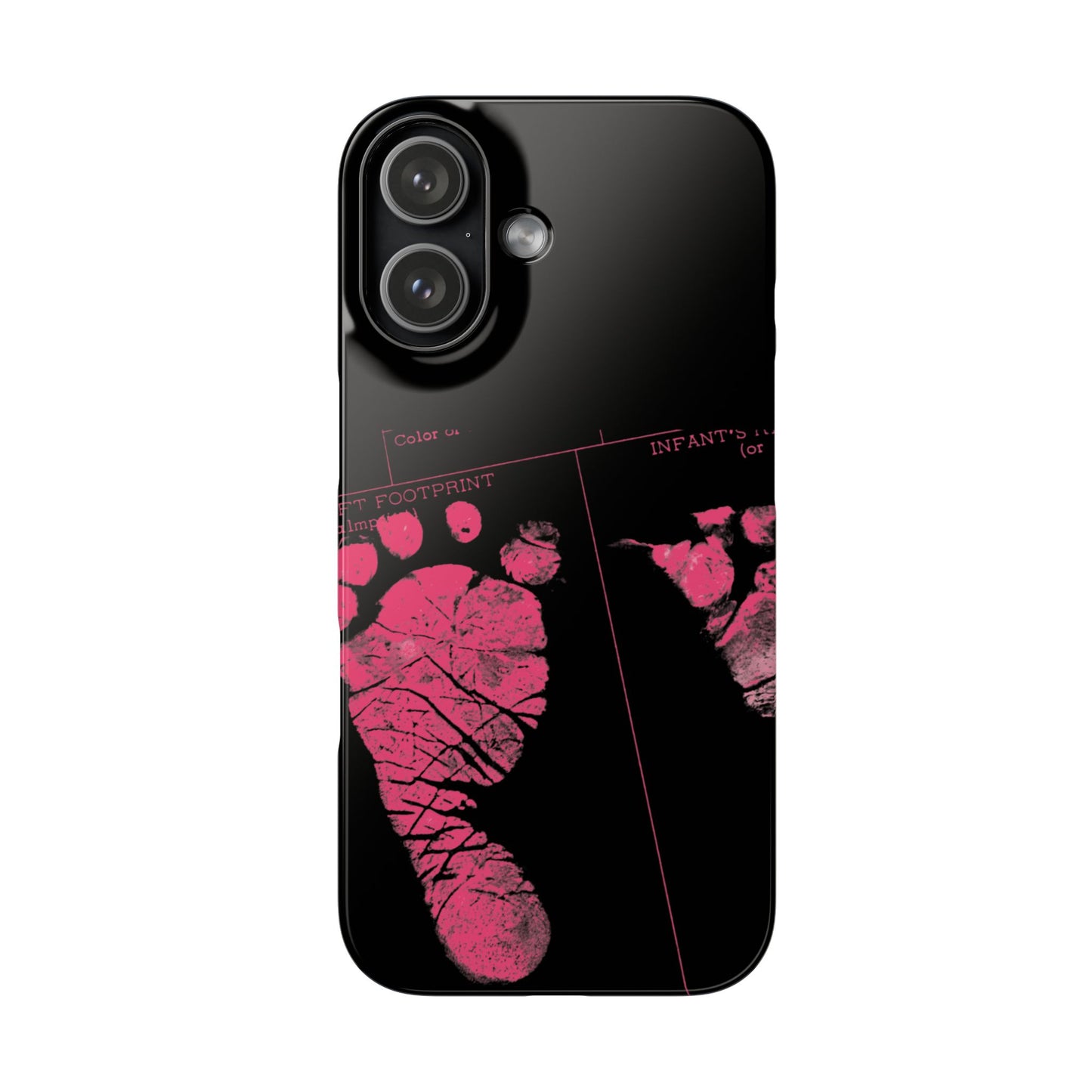 Snap Phone Case – Mom’s Little Pink Footprints