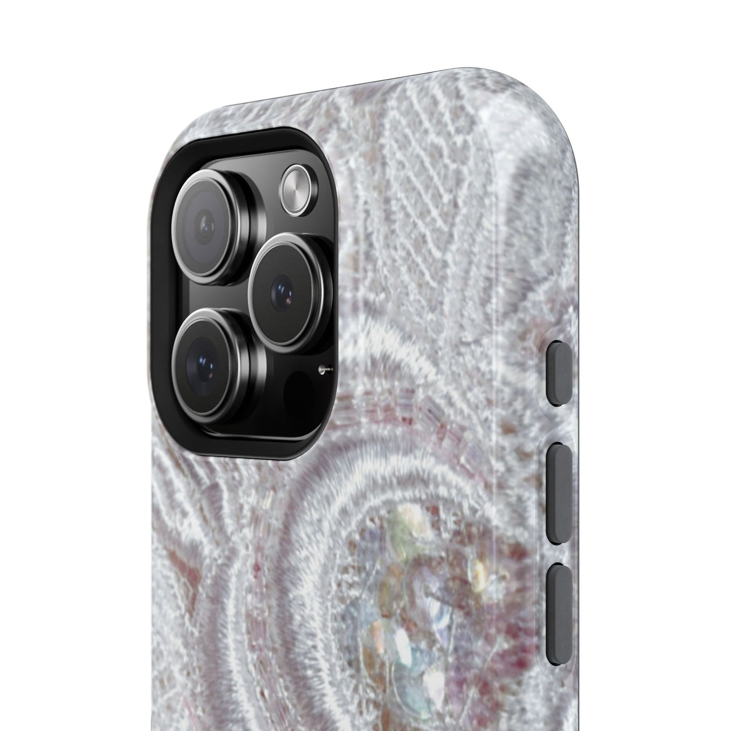 Impact-Resistant Phone Case – Lace Veil