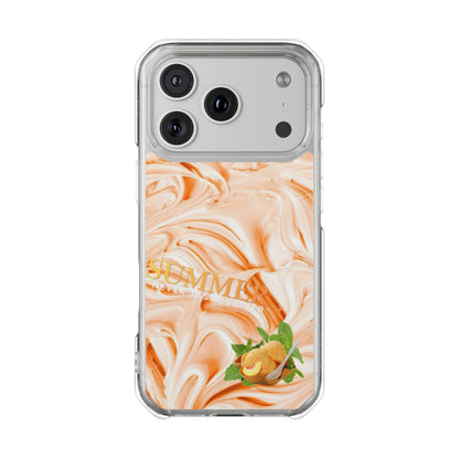 Clear Phone Case – Peach Sorbet