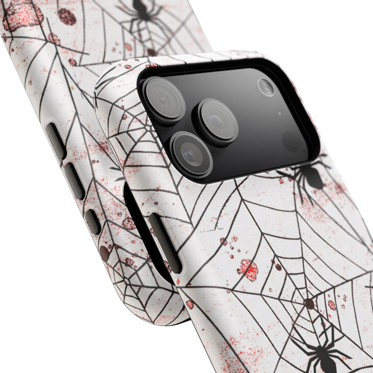 Impact-Resistant Phone Case – Blood Web