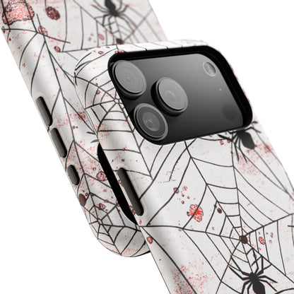 Impact-Resistant Phone Case – Blood Web
