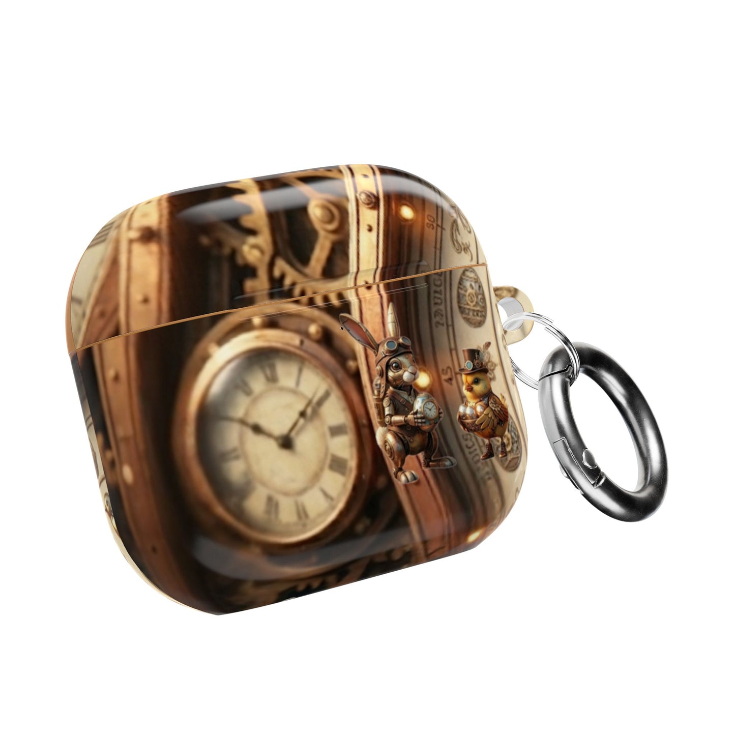 Earbud Case Cover – Clockwork Cottontail