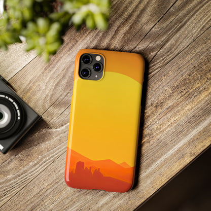 Slim Phone Case – Desert Sunrise