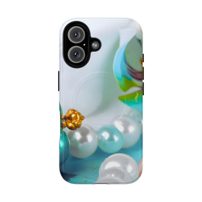 Protective Magnetic Phone Case – Mermaid's Pearl