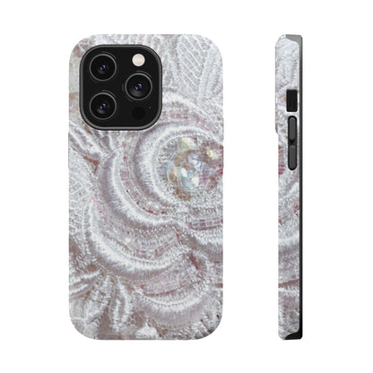 Wireless-Charging Compatible Case – Lace Veil