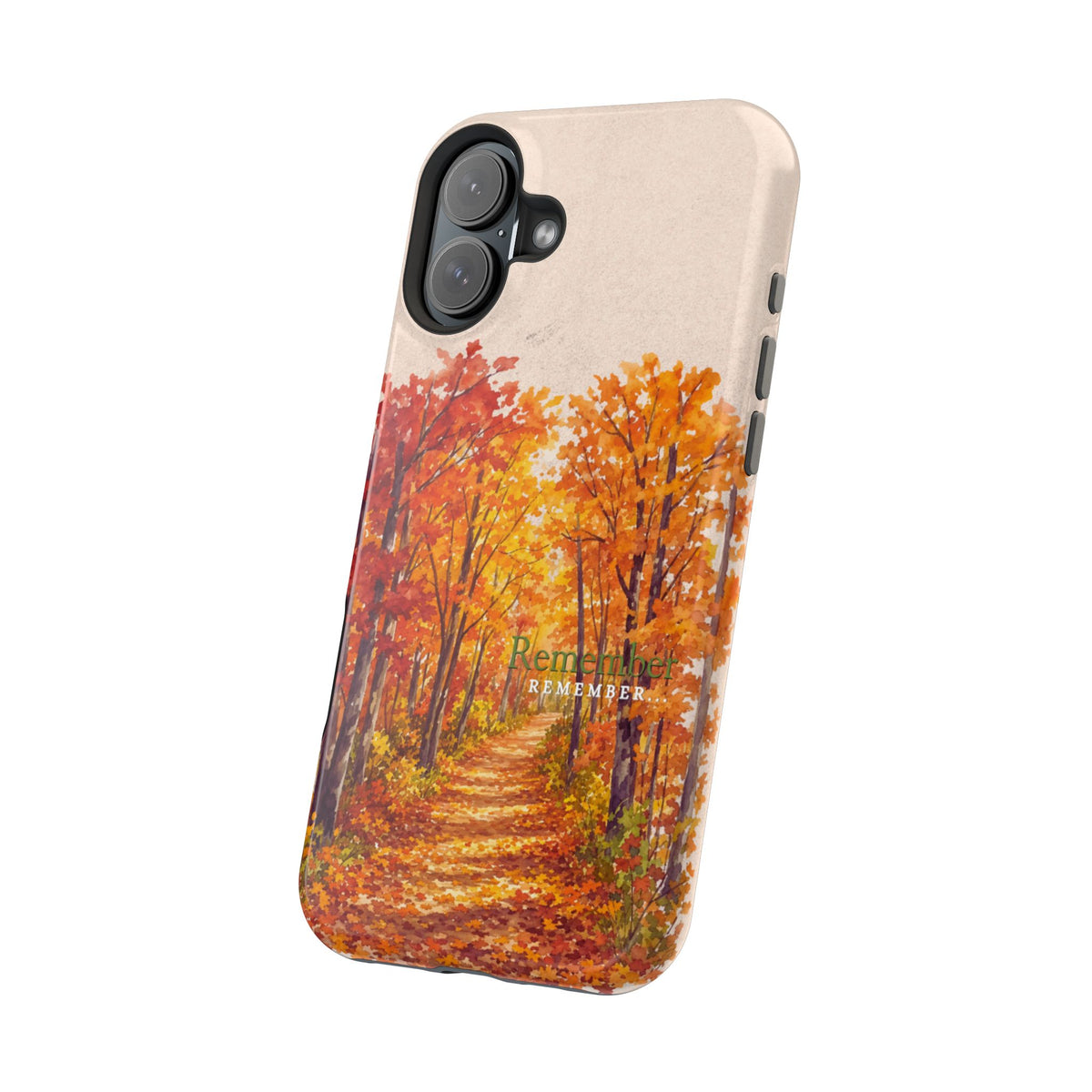 Wireless-Charging Compatible Case – Autumn Remembered – Compatible with iPhone 13–17 & Samsung Galaxy S25–S26 Series