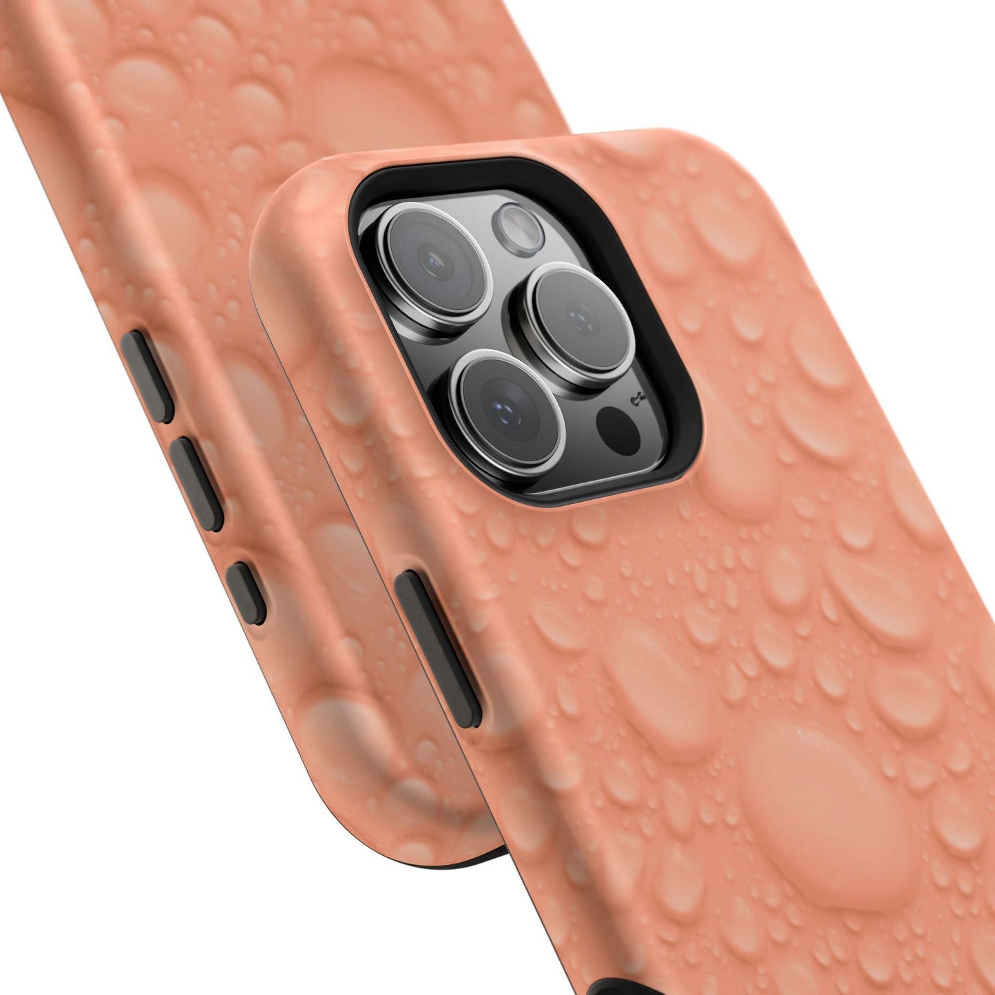 Impact-Resistant Phone Case – Apricot Rain