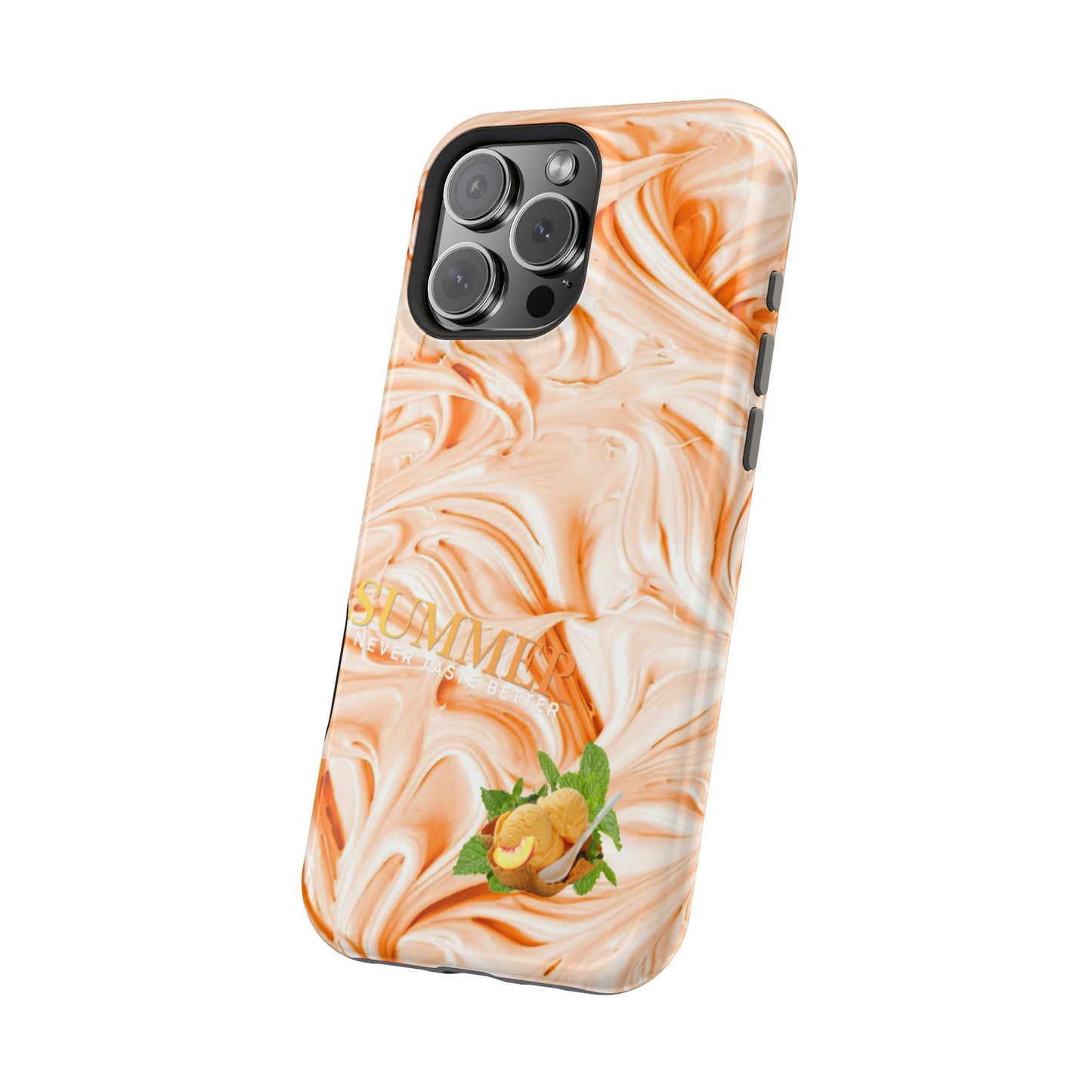 Wireless-Charging Compatible Case – Peach Sorbet