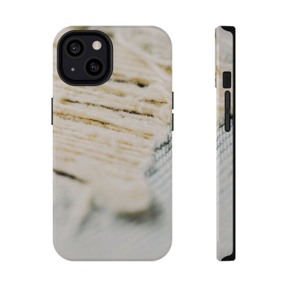 Impact-Resistant Phone Case – Woven Warmth