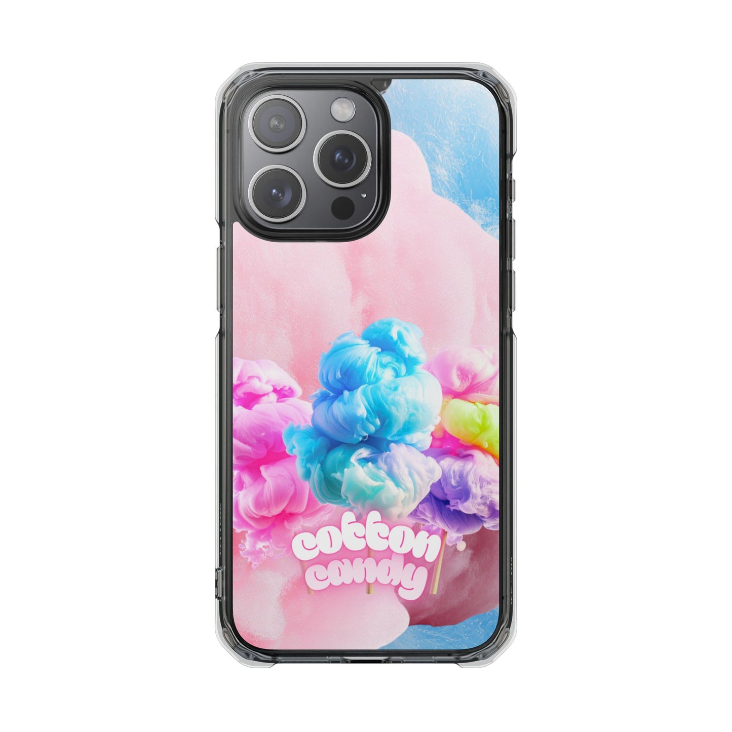 Clear Magnetic Phone Case – Cotton Candy Dream