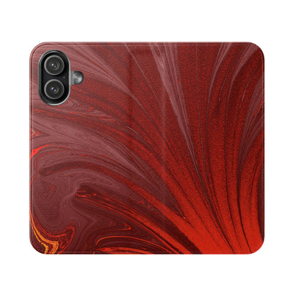 Flip Case – Crimson Current