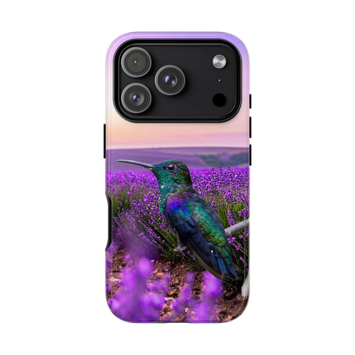 Protective Phone Case – Hummingbird Reverie
