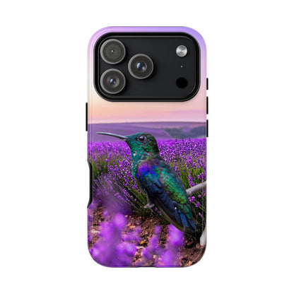 Protective Phone Case – Hummingbird Reverie