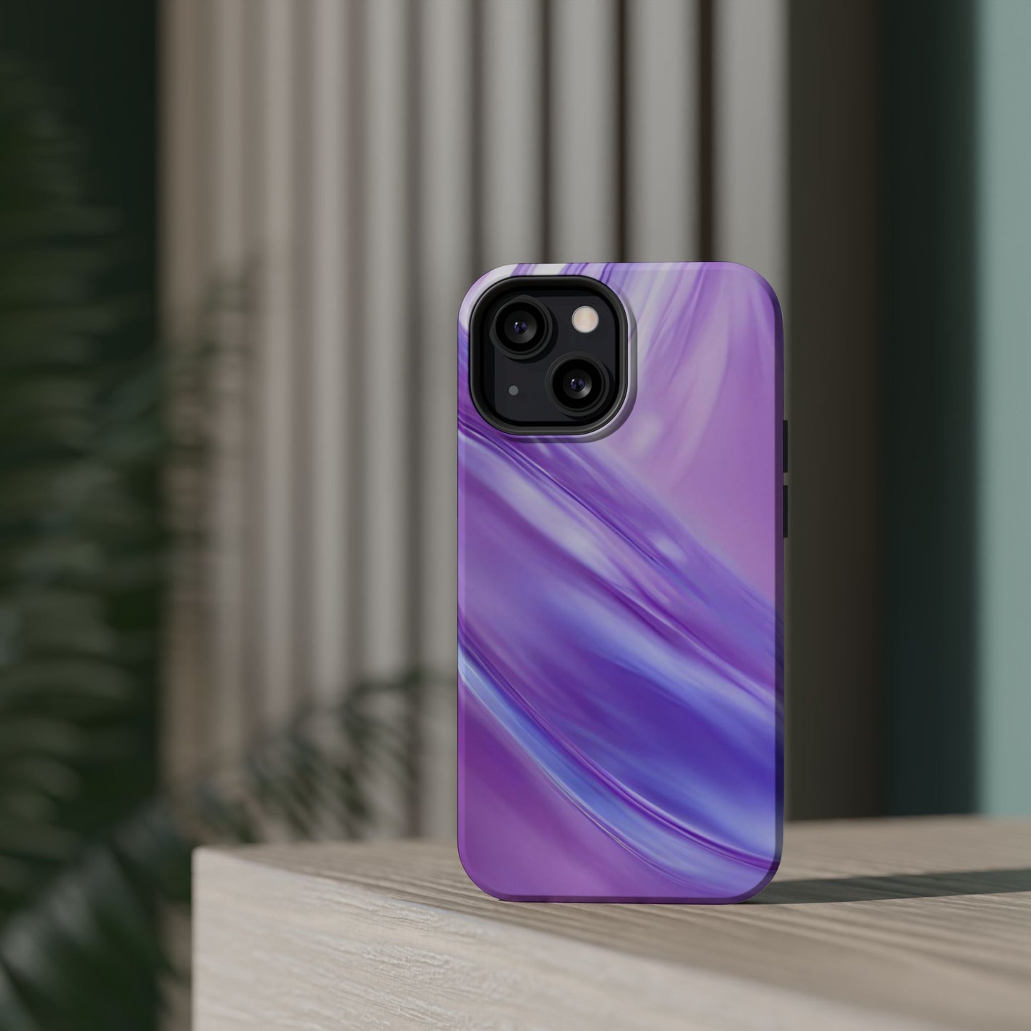 Wireless-Charging Compatible Case – Lavender Wave