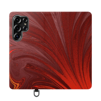 Flip Case – Crimson Current