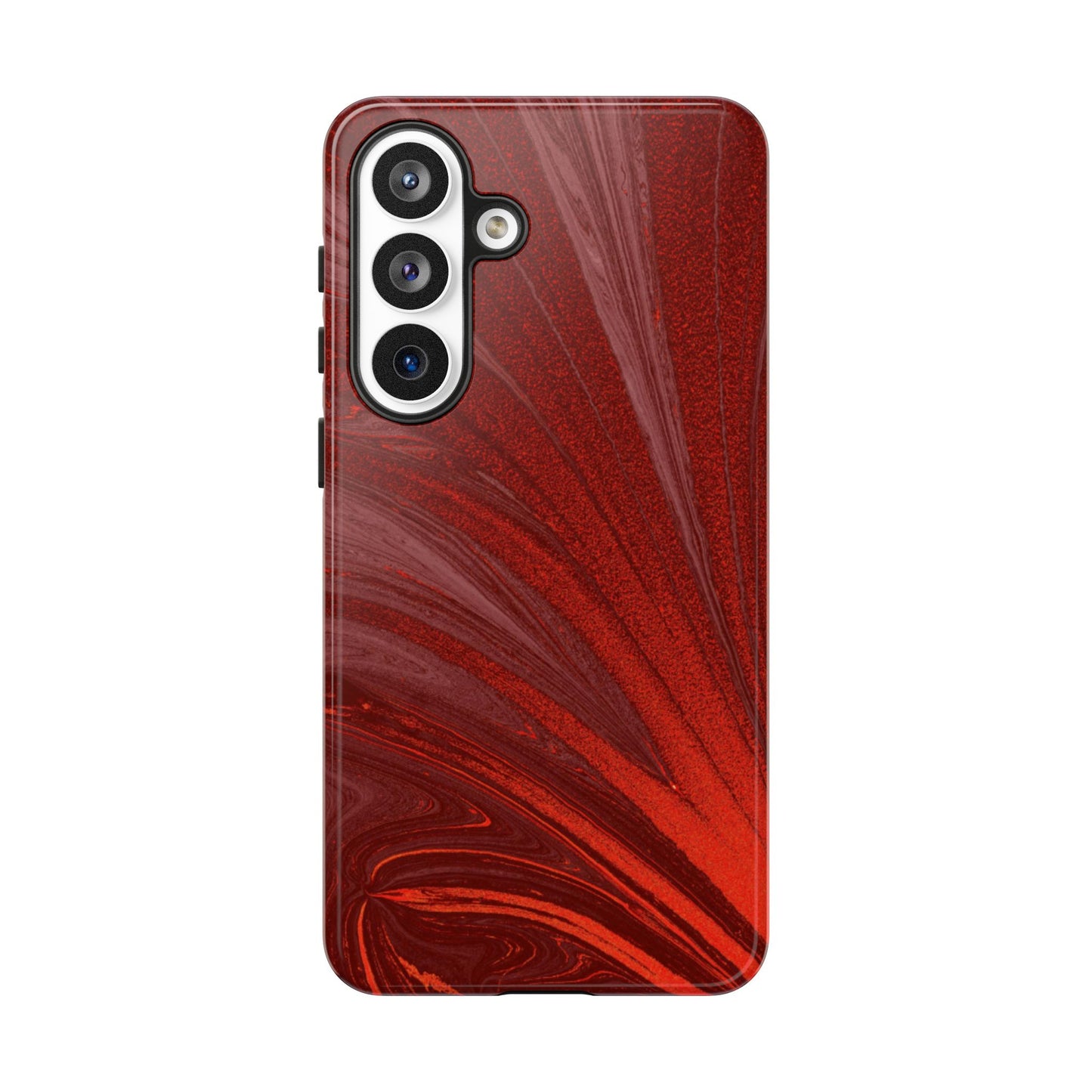 Protective Phone Case – Crimson Current