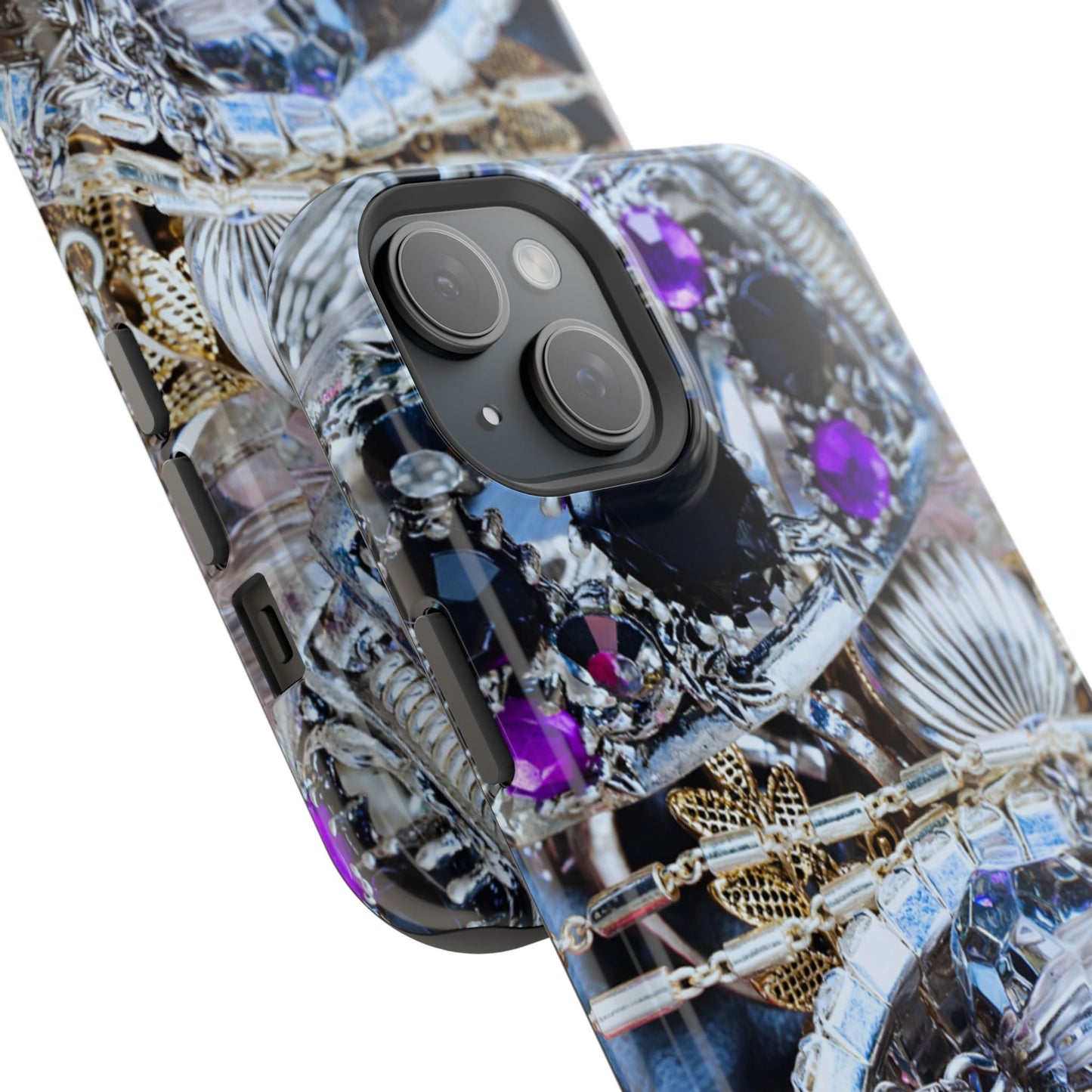 Wireless-Charging Compatible Case – Chrome Jewel