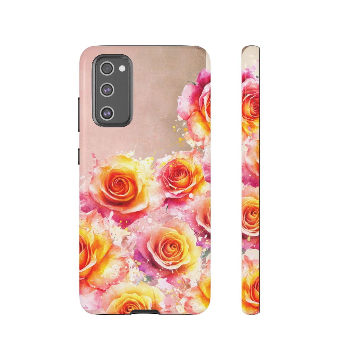 Protective Phone Case – Sunset Roses