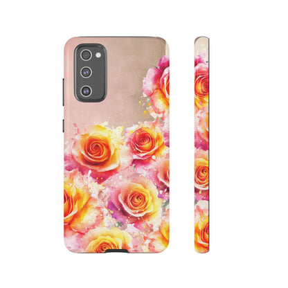Protective Phone Case – Sunset Roses