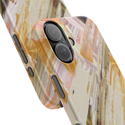 Snap Phone Case – Brush & Bronze