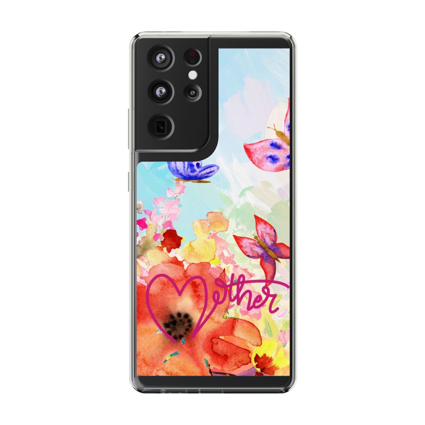 Clear Phone Case – Mother’s Flutter