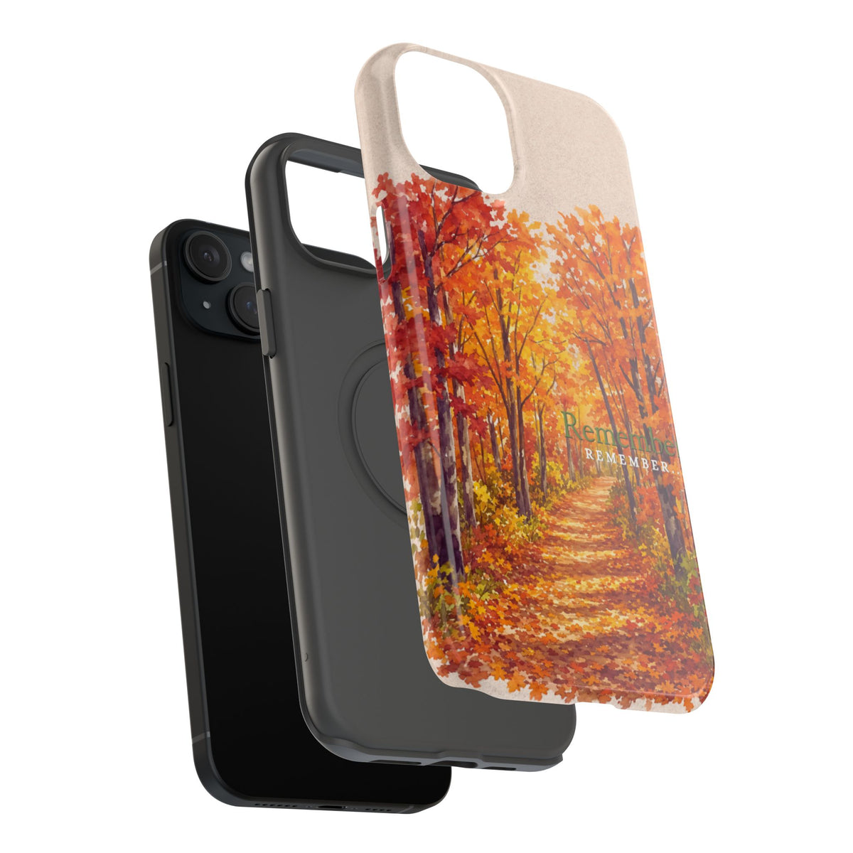 Impact-Resistant Phone Case – Autumn Remembered – Compatible with iPhone 11–17 & Samsung Galaxy S22–S26 Series