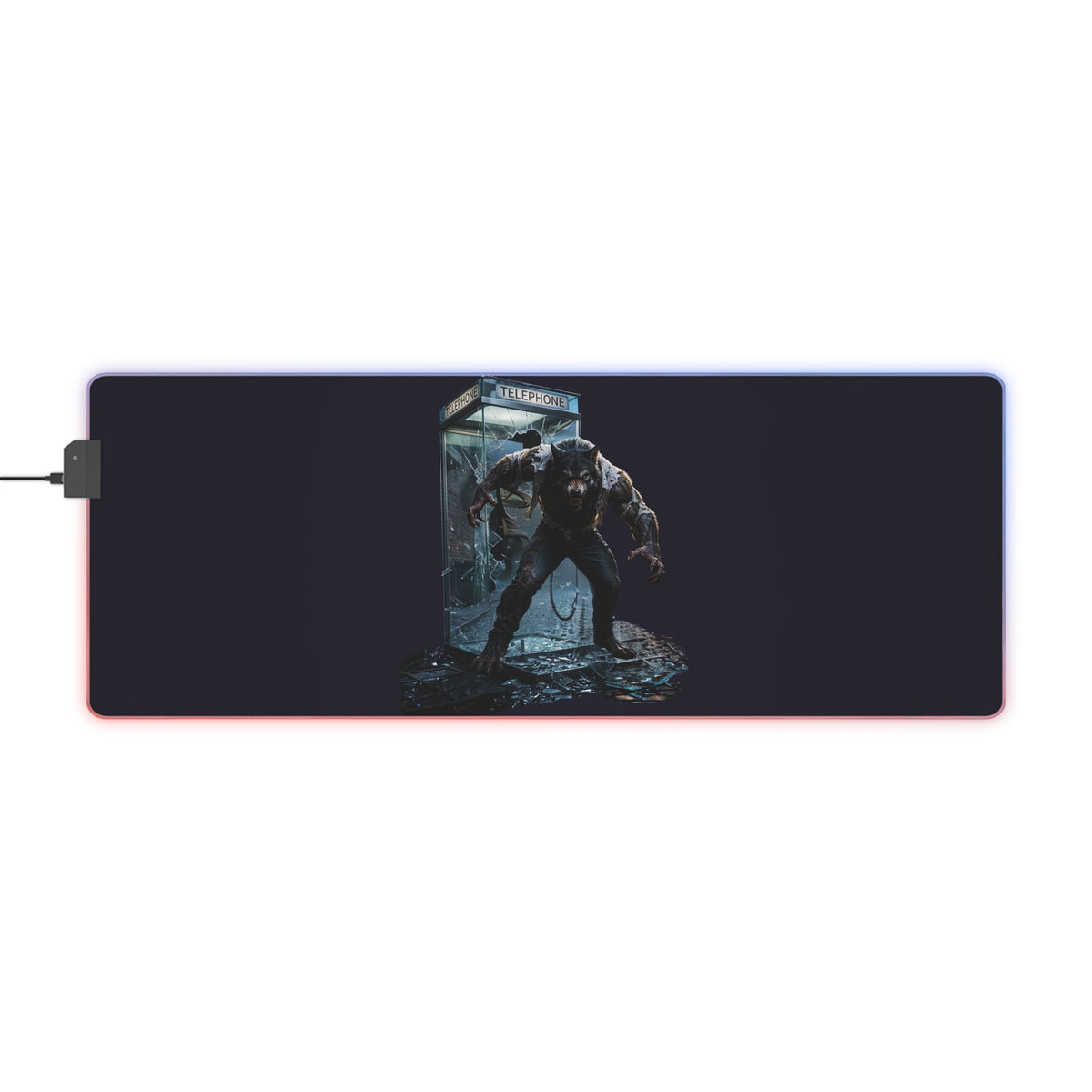 Gaming LED Desk Mat – The Hunt Begins