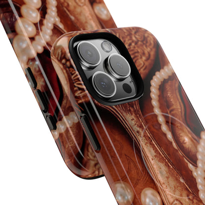 Protective Magnetic Phone Case – Bronze Vanity